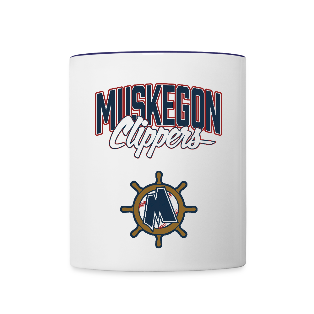 Clippers Contrast Coffee Mug - white/cobalt blue