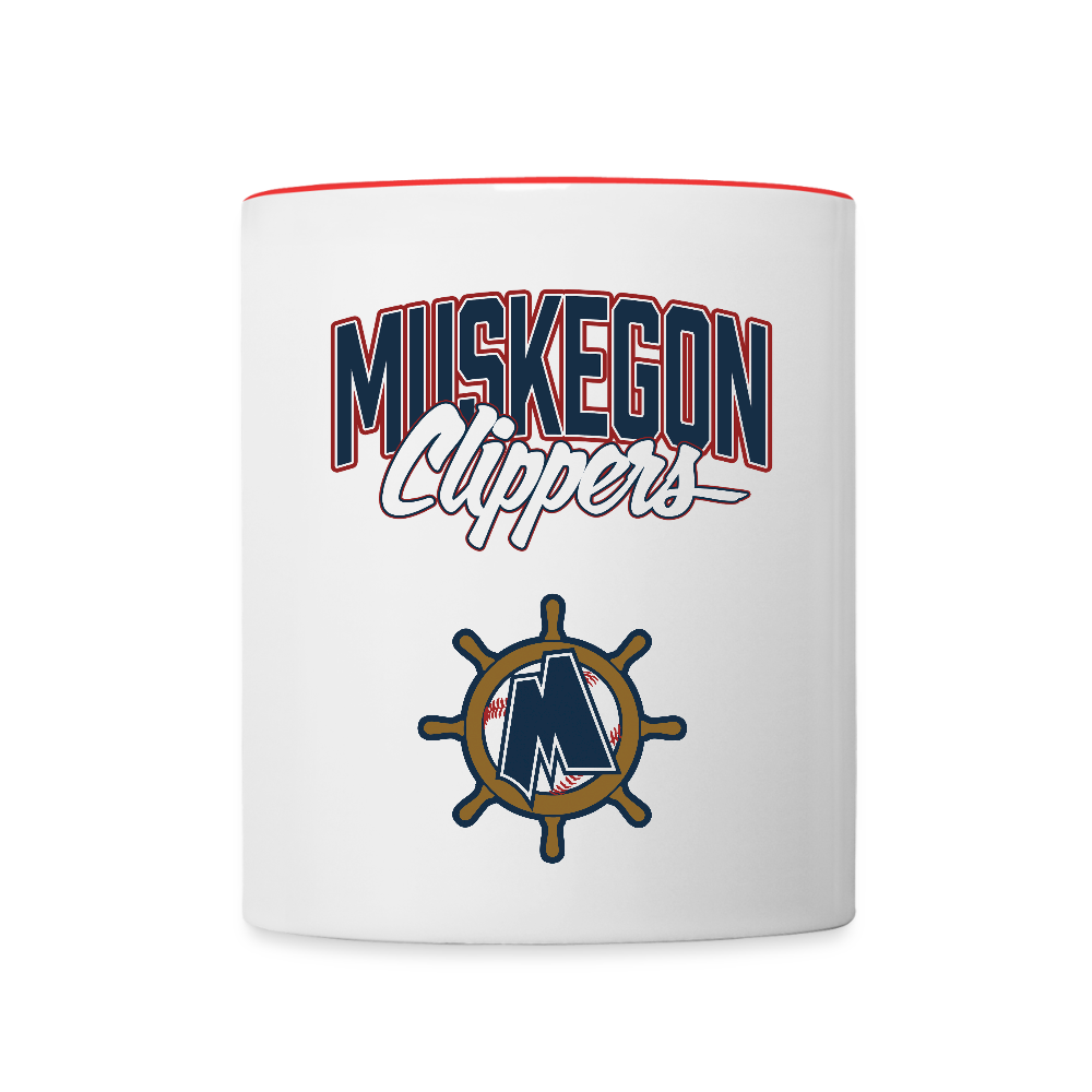 Clippers Contrast Coffee Mug - white/red