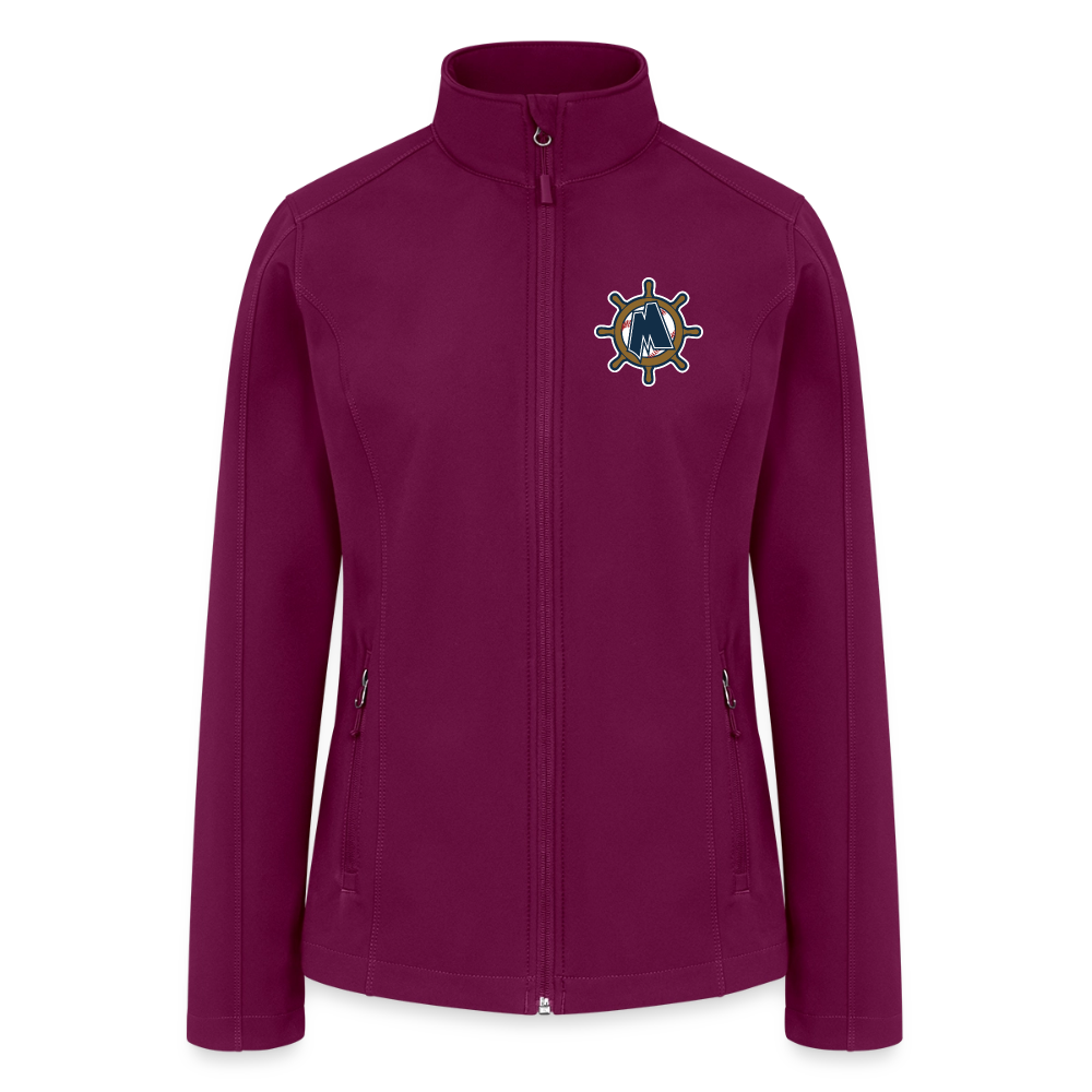 Women’s Clippers Soft Shell Jacket - raspberry