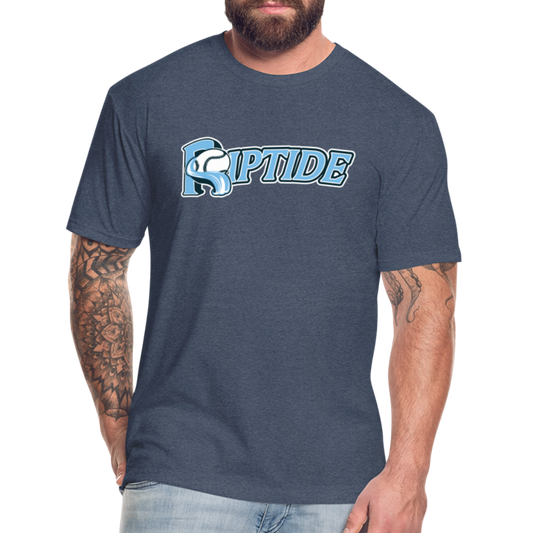 Riptide Baseball - Fitted Cotton/Poly T-Shirt by Next Level - heather navy