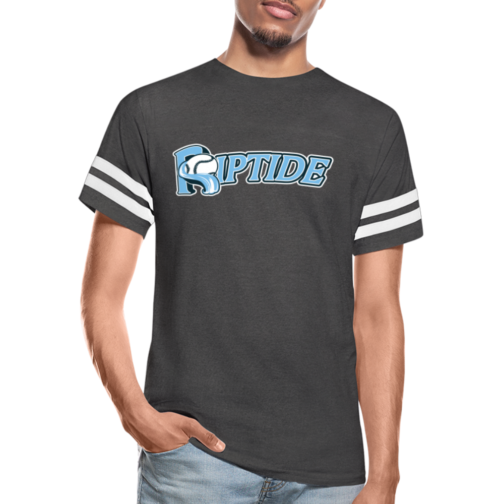 Riptide Baseball - Vintage Sport T-Shirt - vintage smoke/white