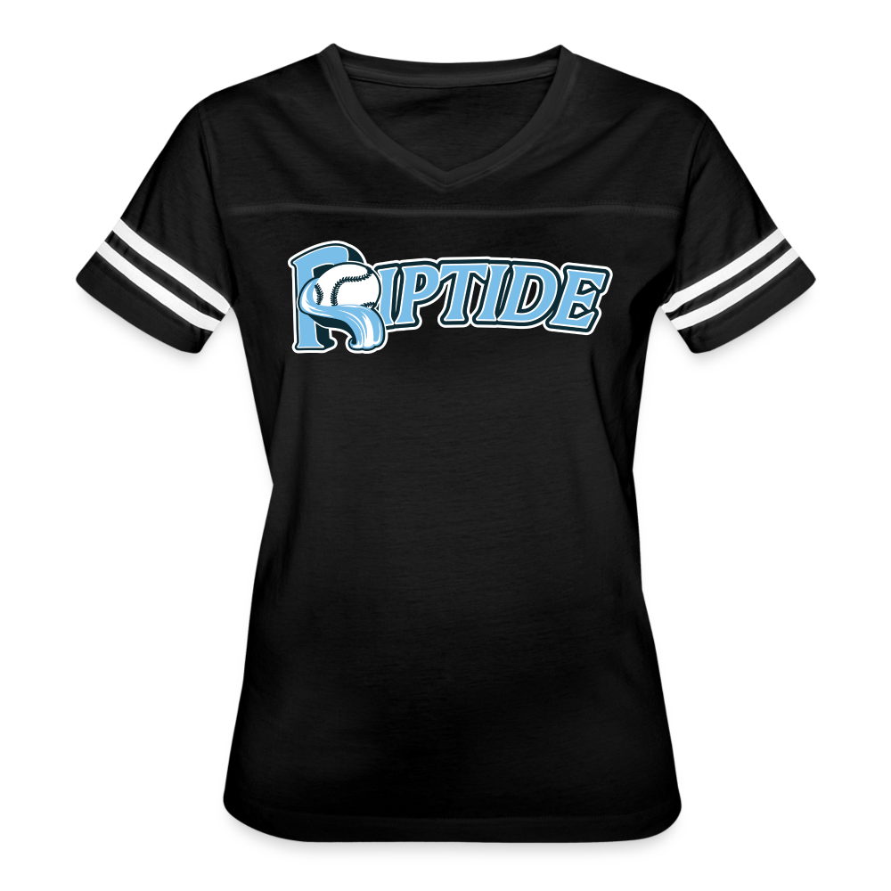 Riptide Baseball - Women’s Vintage Sport T-Shirt - black/white