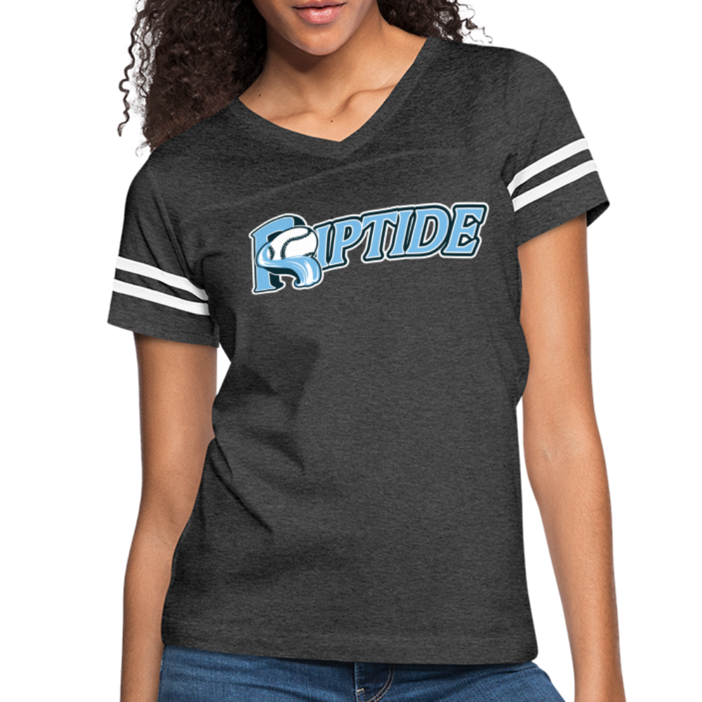 Riptide Baseball - Women’s Vintage Sport T-Shirt - vintage smoke/white