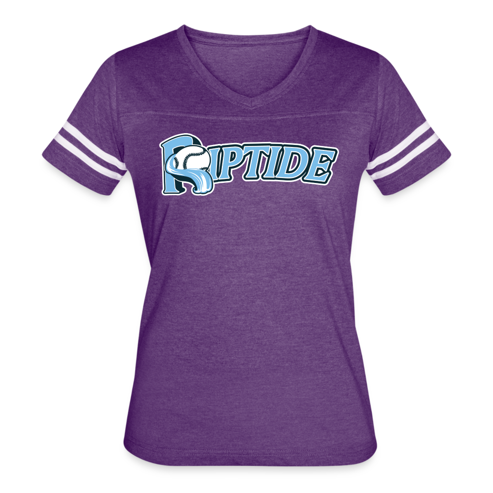 Riptide Baseball - Women’s Vintage Sport T-Shirt - vintage purple/white