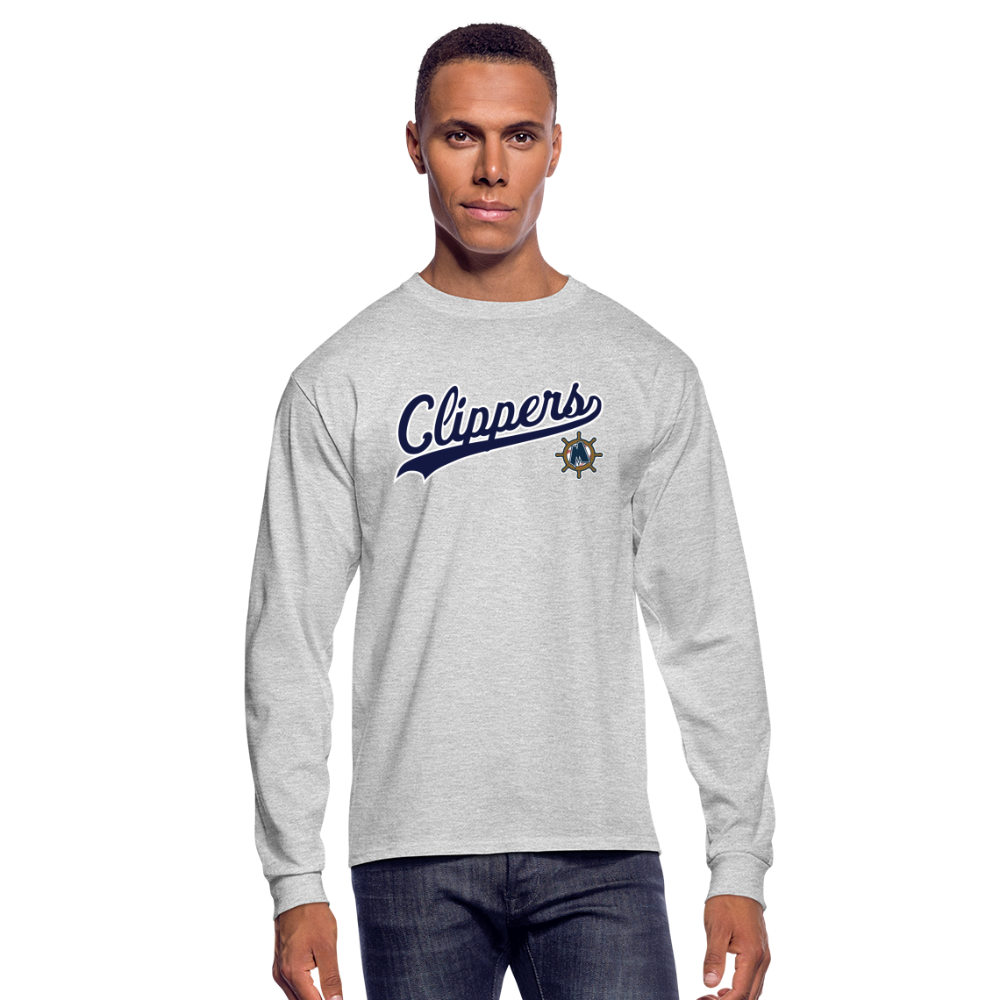 Men's Long Sleeve T-Shirt - heather gray