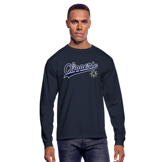 Men's Long Sleeve T-Shirt - navy