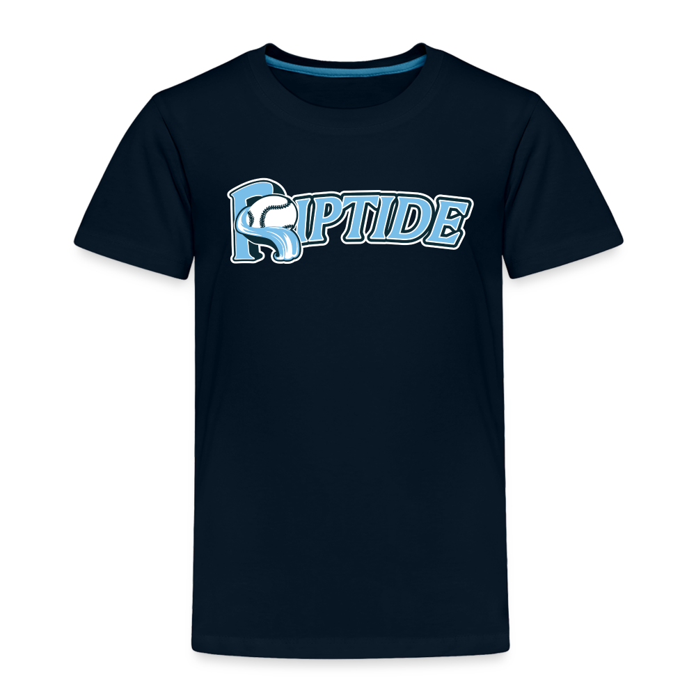 Riptide Baseball - Toddler Premium T-Shirt - deep navy