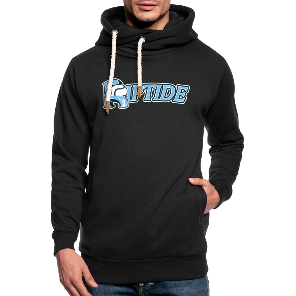 Riptide Baseball - Shawl Collar Hoodie - black