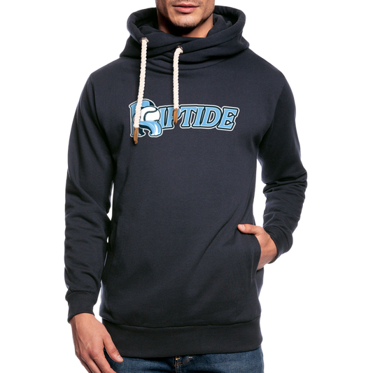 Riptide Baseball - Shawl Collar Hoodie - navy