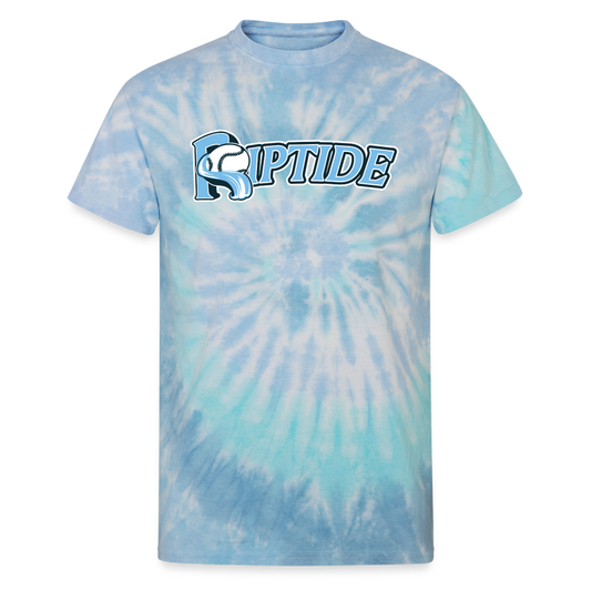 Riptide Baseball - Unisex Tie Dye T-Shirt - blue lagoon