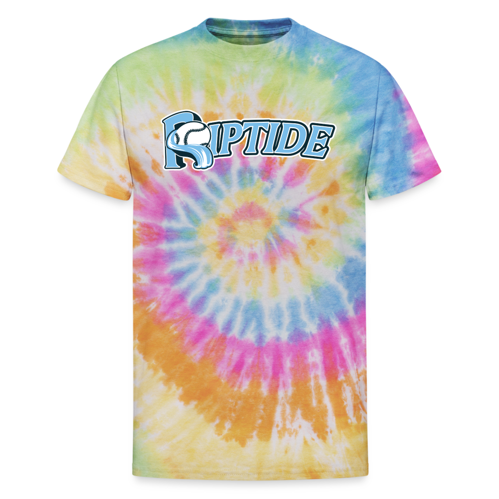 Riptide Baseball - Unisex Tie Dye T-Shirt - rainbow