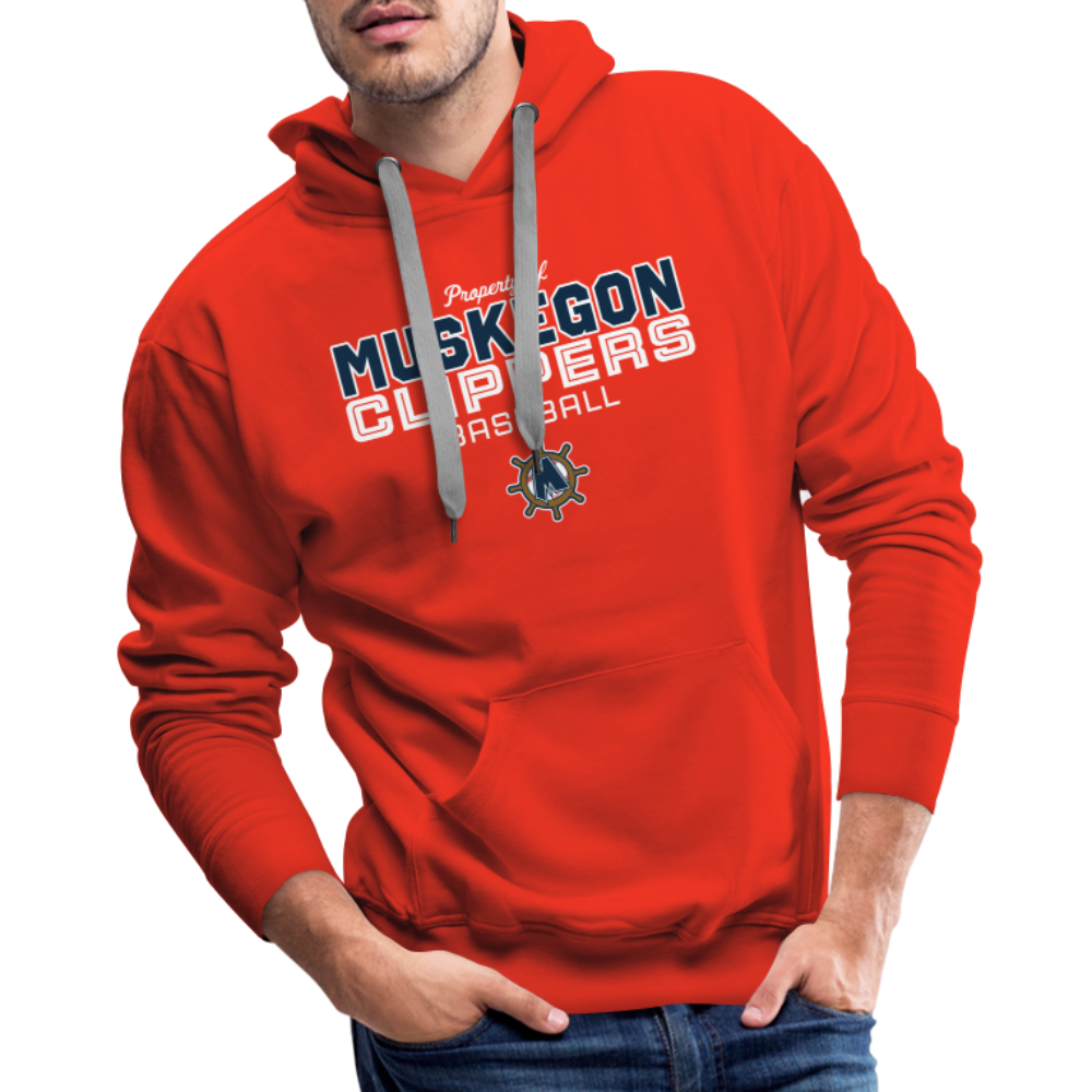 Muskegon Clippers - Men’s Premium Hoodie - red