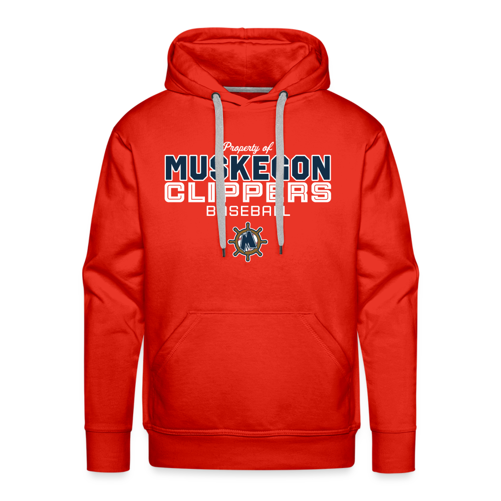 Muskegon Clippers - Men’s Premium Hoodie - red