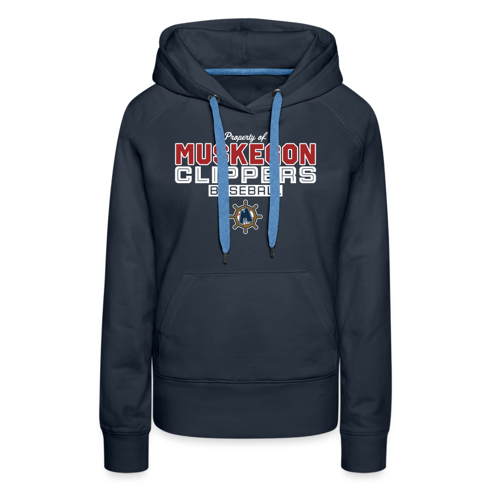 Muskegon Clippers - Women’s Premium Hoodie - navy