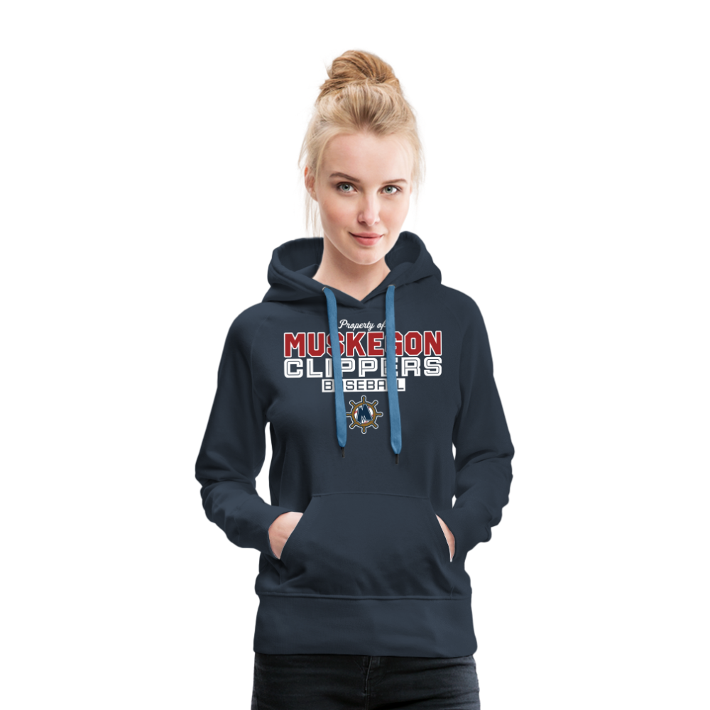 Muskegon Clippers - Women’s Premium Hoodie - navy