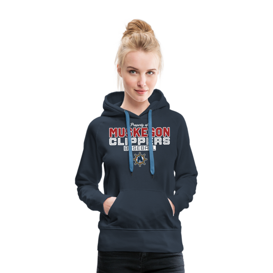 Muskegon Clippers - Women’s Premium Hoodie - navy