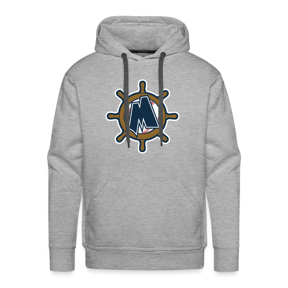 Muskegon Clippers - Men’s Premium Hoodie - heather grey