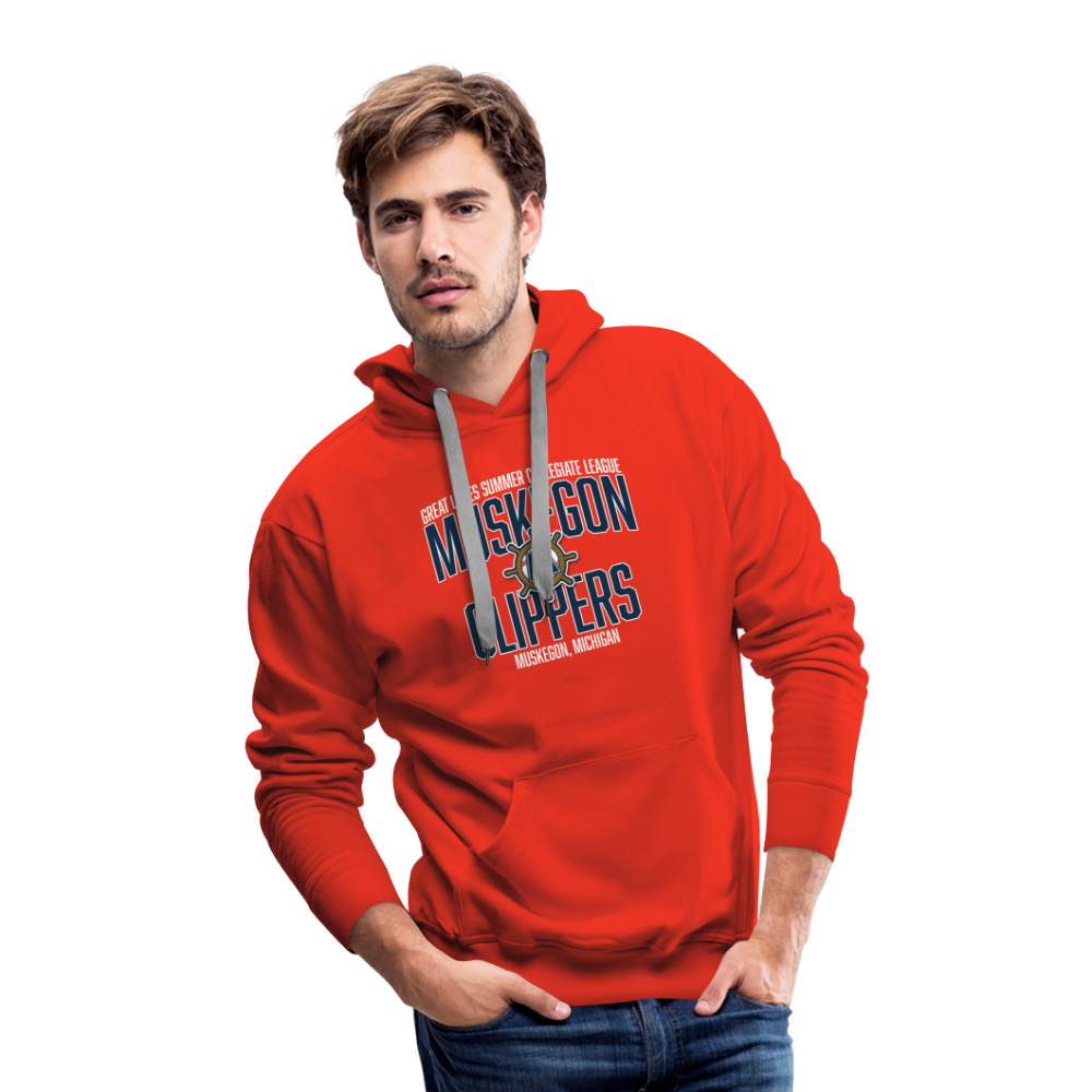 Muskegon Clippers - Men’s Premium Hoodie - red