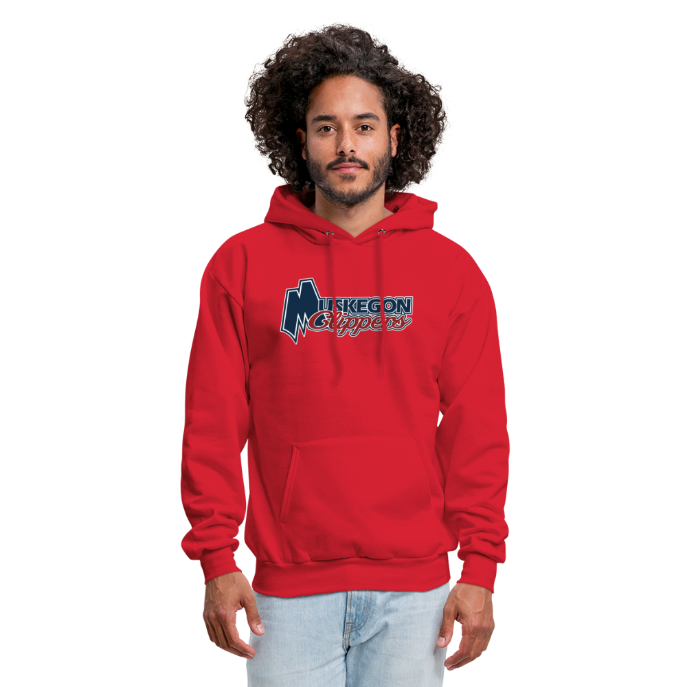 Muskegon Clippers - Men's Hoodie - red