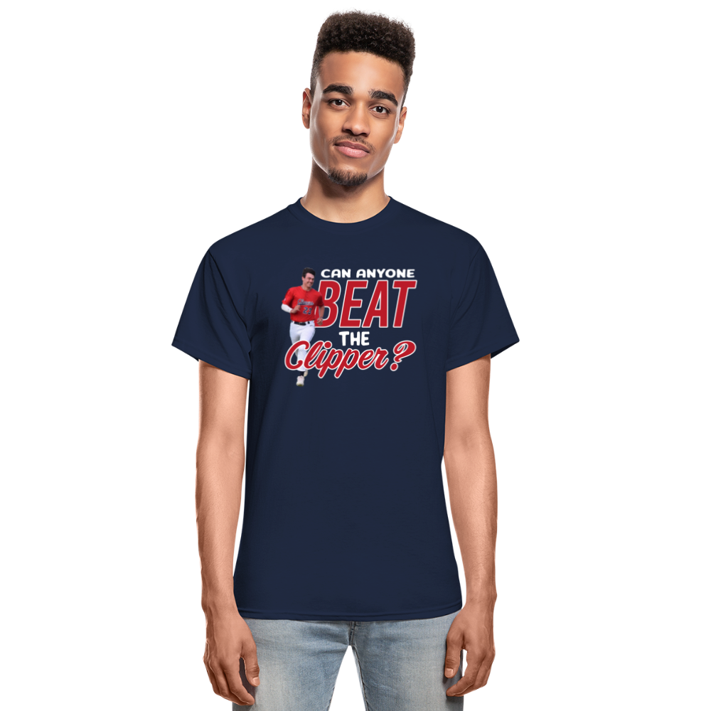 Muskegon Clippers - Gildan Ultra Cotton Adult T-Shirt - navy